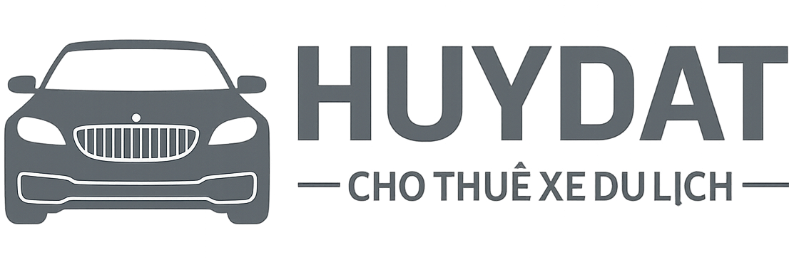 Logo thuê xe huy đạt